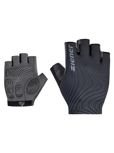 ziener-clem-herren-fahrradhandschuhe-kurzfinger-schwarz-gel image 7