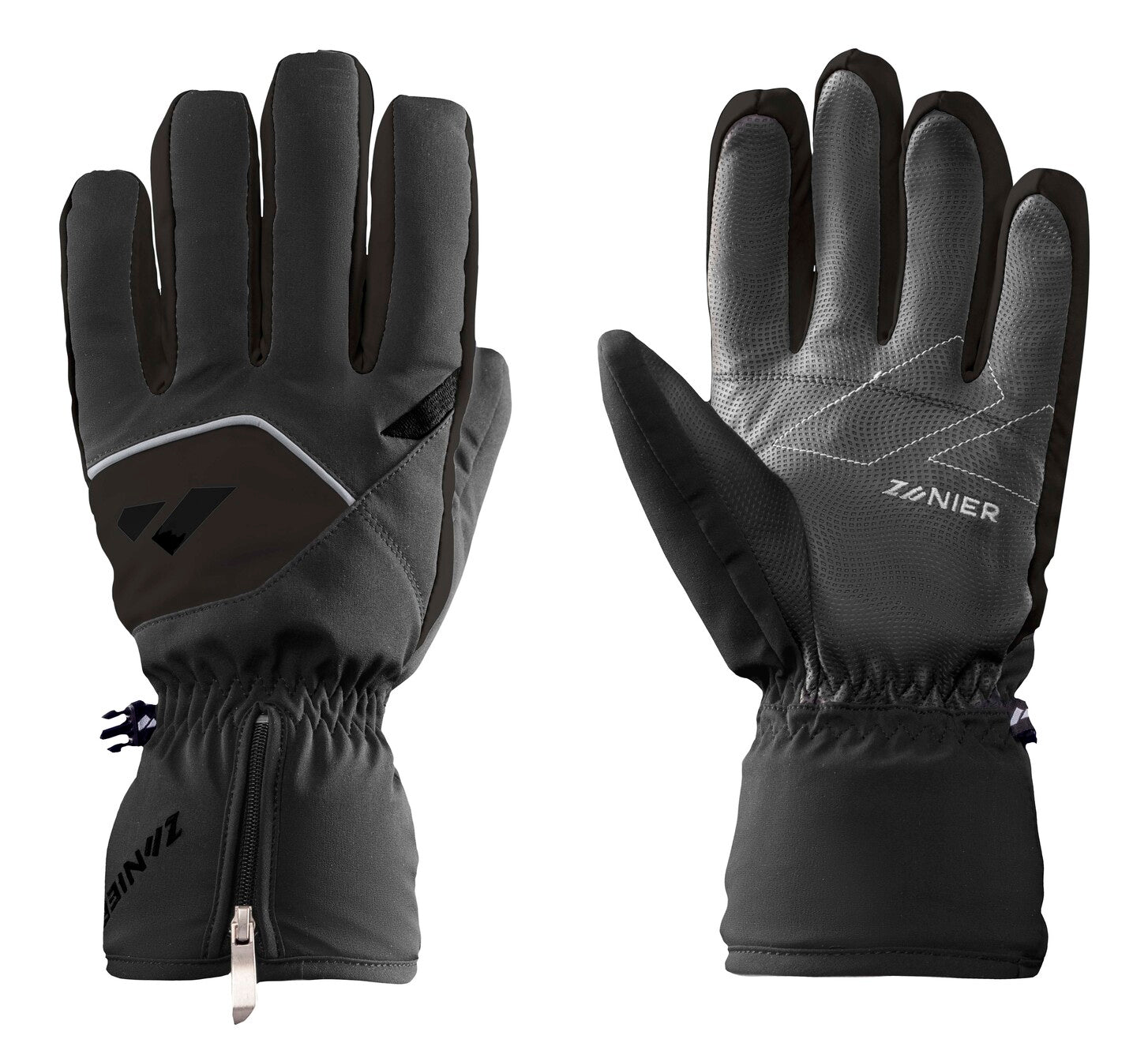 zanier-reith-stx-juniors-skihandschuhe-schwarz image 3