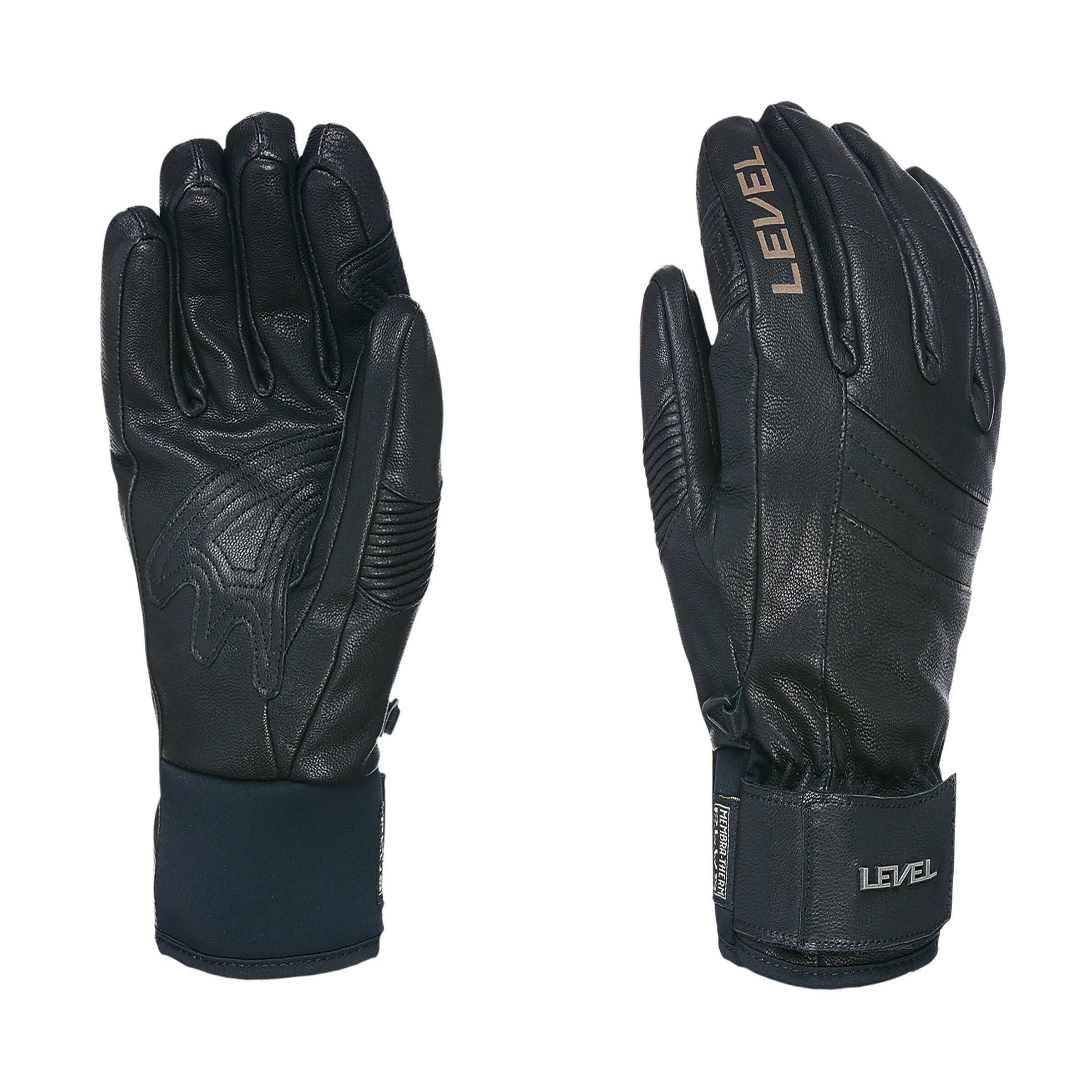 level-rexford-glove-leder-skihandschuhe-black image 1