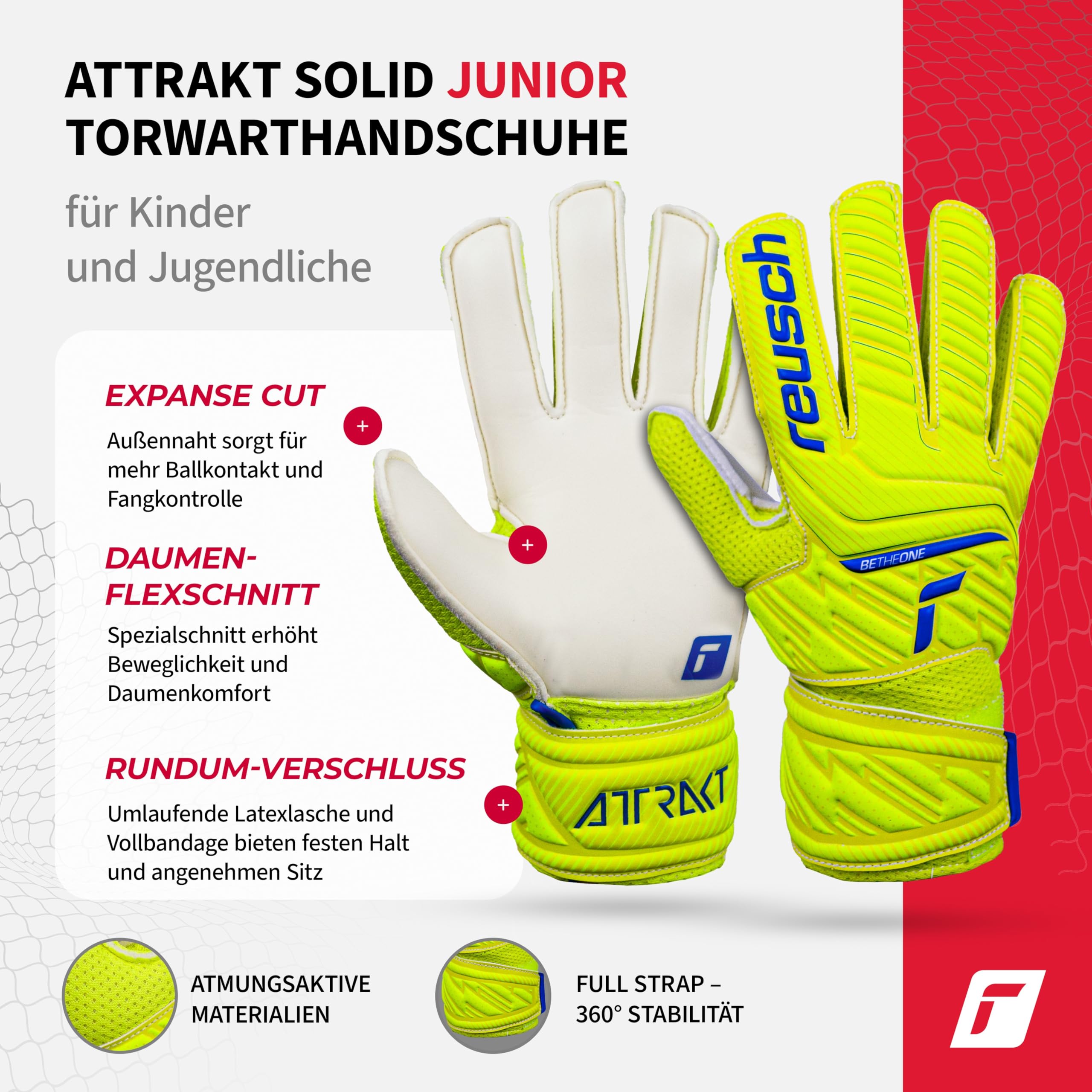 reusch-attrakt-kinder-torwarthandschuhe-gr-6-grip-robust image 2