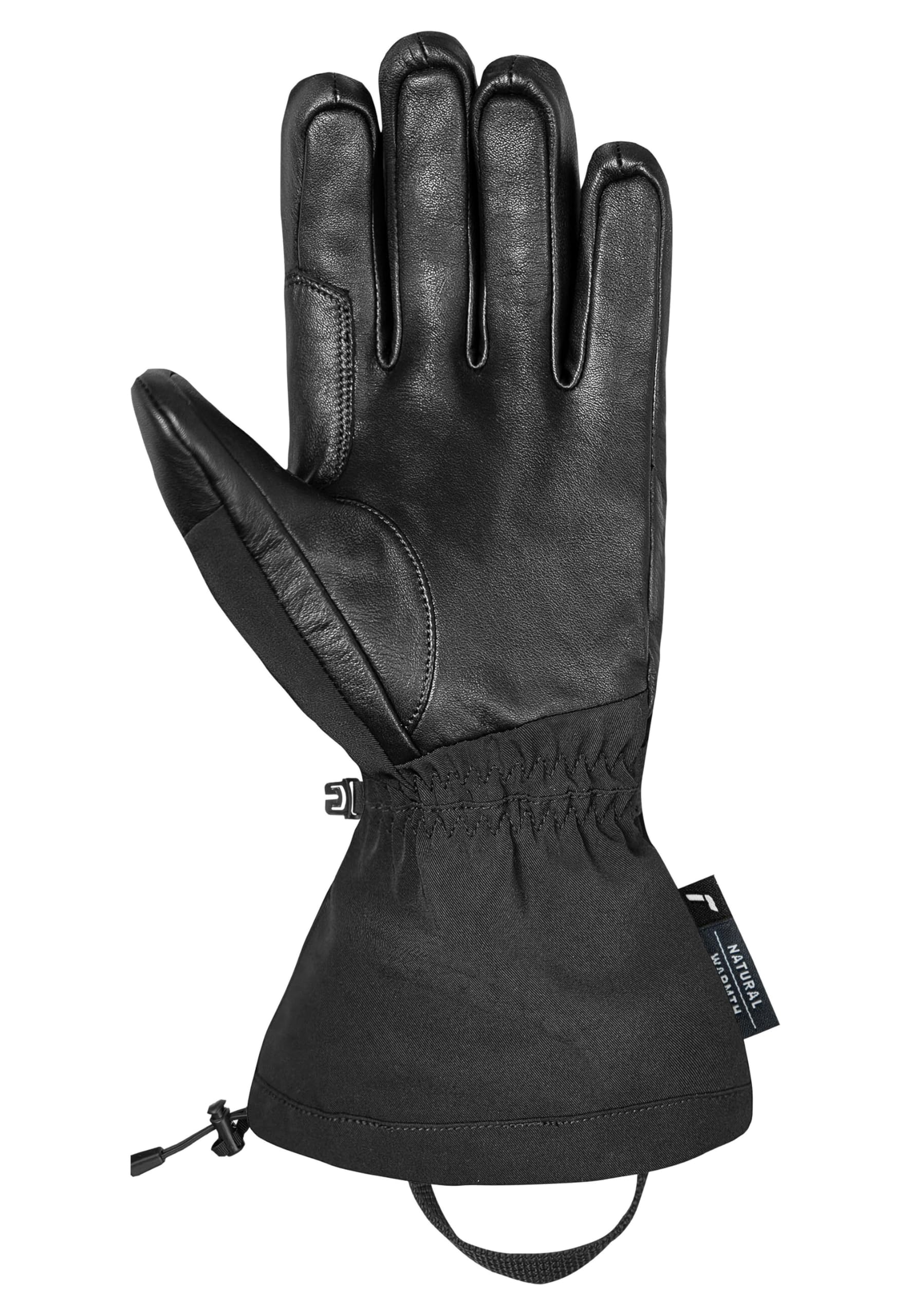 reusch-down-spirit-skihandschuhe-gr-e-8-schwarz-lange-stulpe image 3