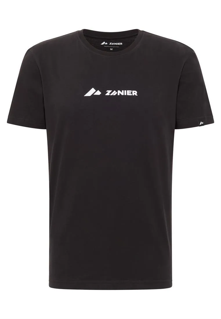 zanier-t-shirt-baumwollshirt-schwarz-100-got-baumwolle image 1