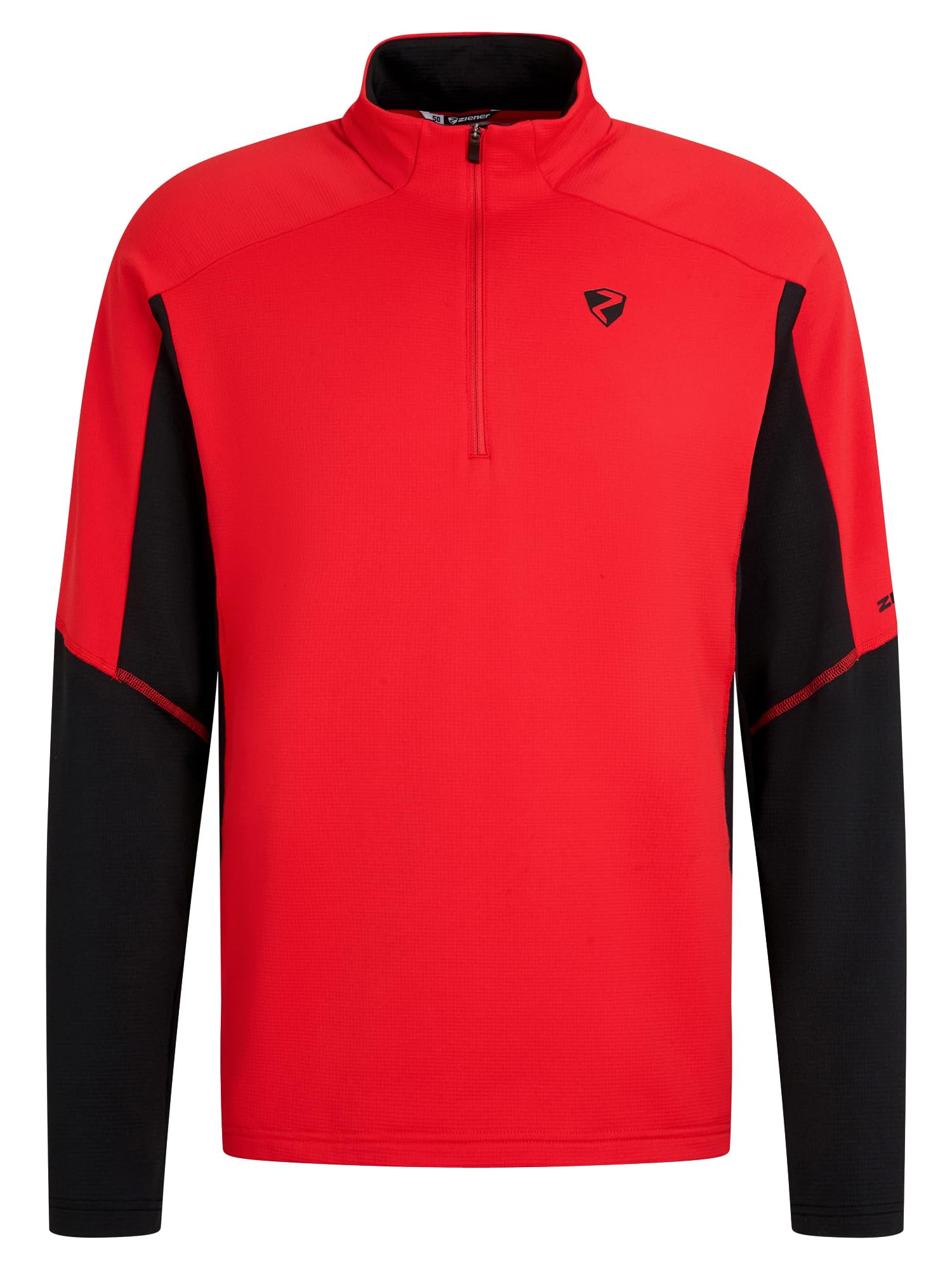 ziener-jiroto-z-herren-skipullover-midlayer-schwarz-52 image 1