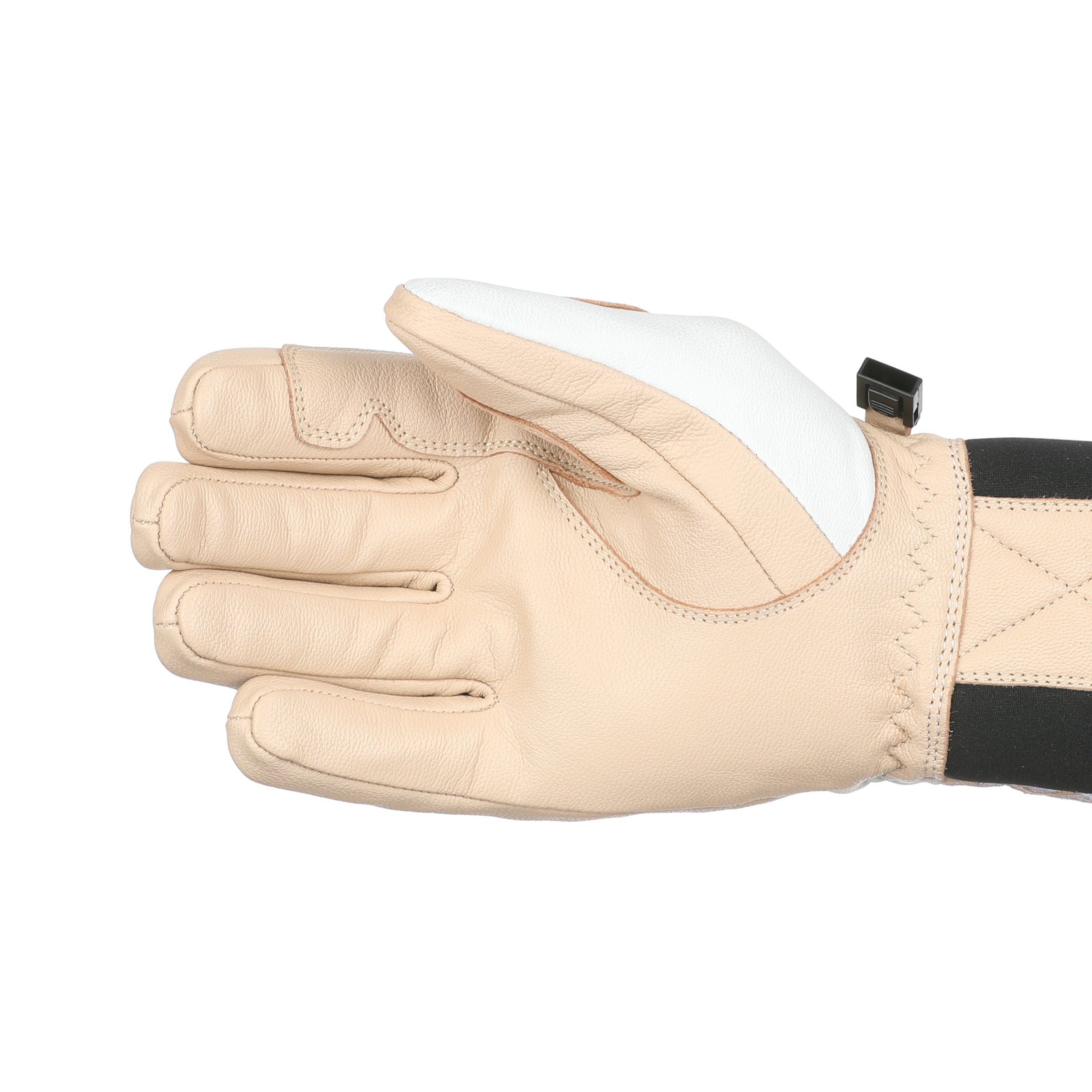 level-super-pipe-joy-w-damen-skihandschuhe-leder-white image 2