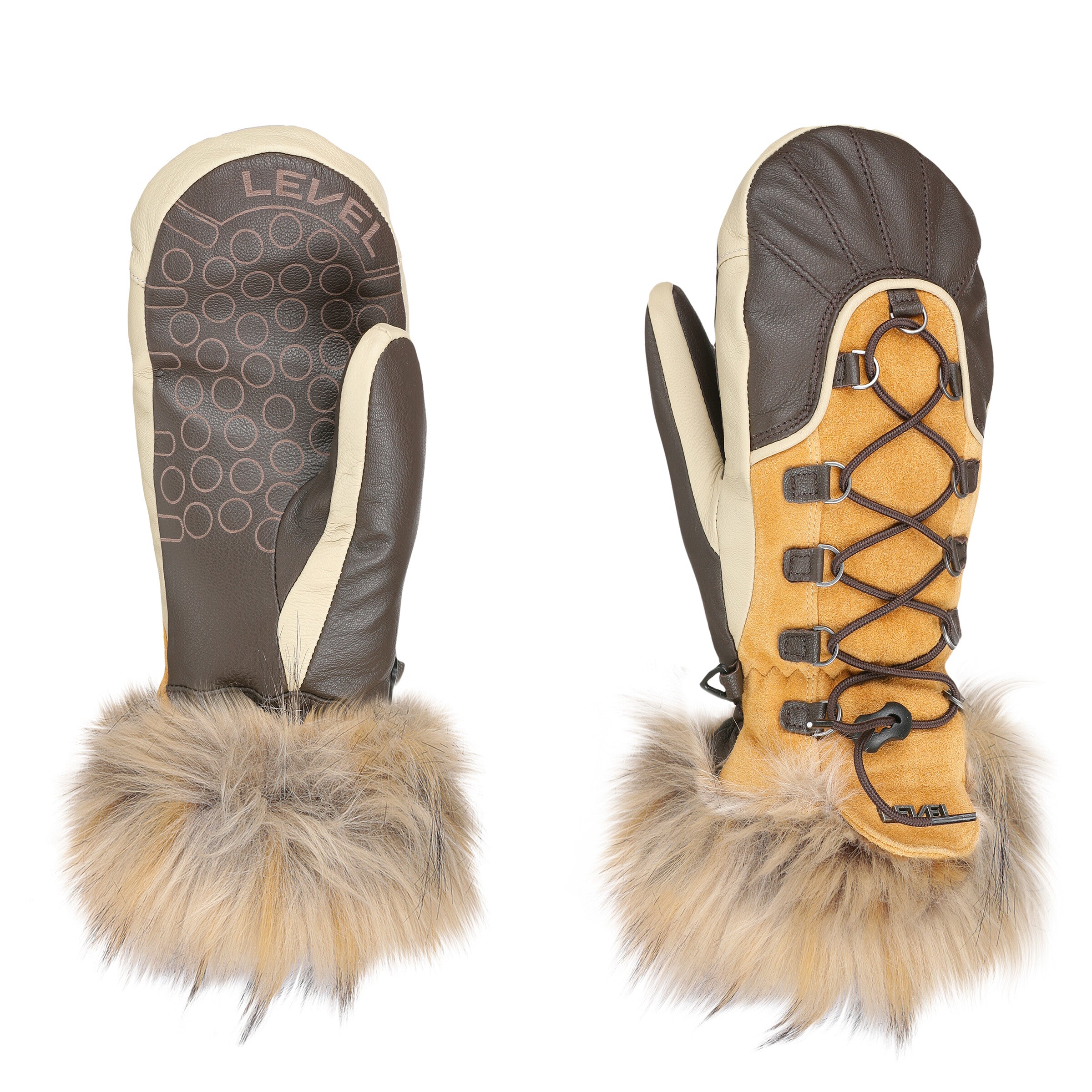 level-off-piste-dakota-f-ustlinge-beige-leder image 1