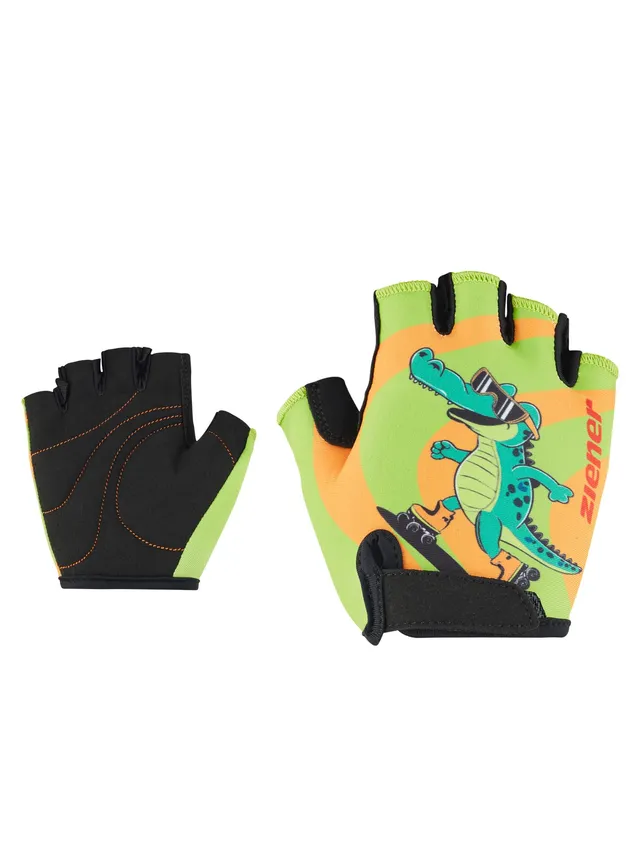 ziener-closi-z-kinder-fahrradhandschuhe-new-orange-m image 1