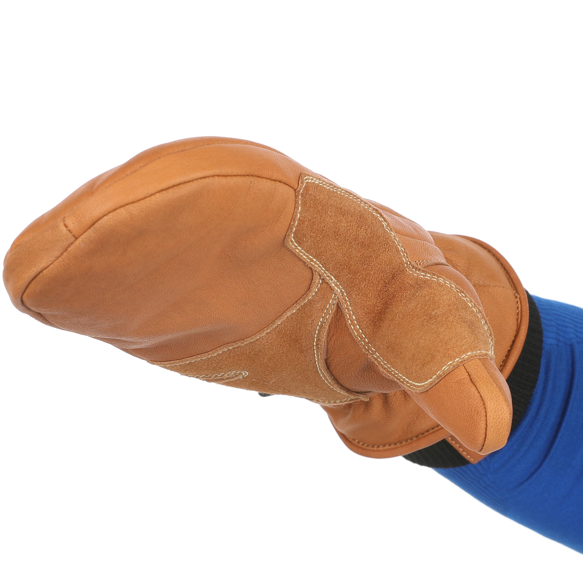 level-half-pipe-rebel-mitten-snowboard-f-ustling-beige-leder image 5