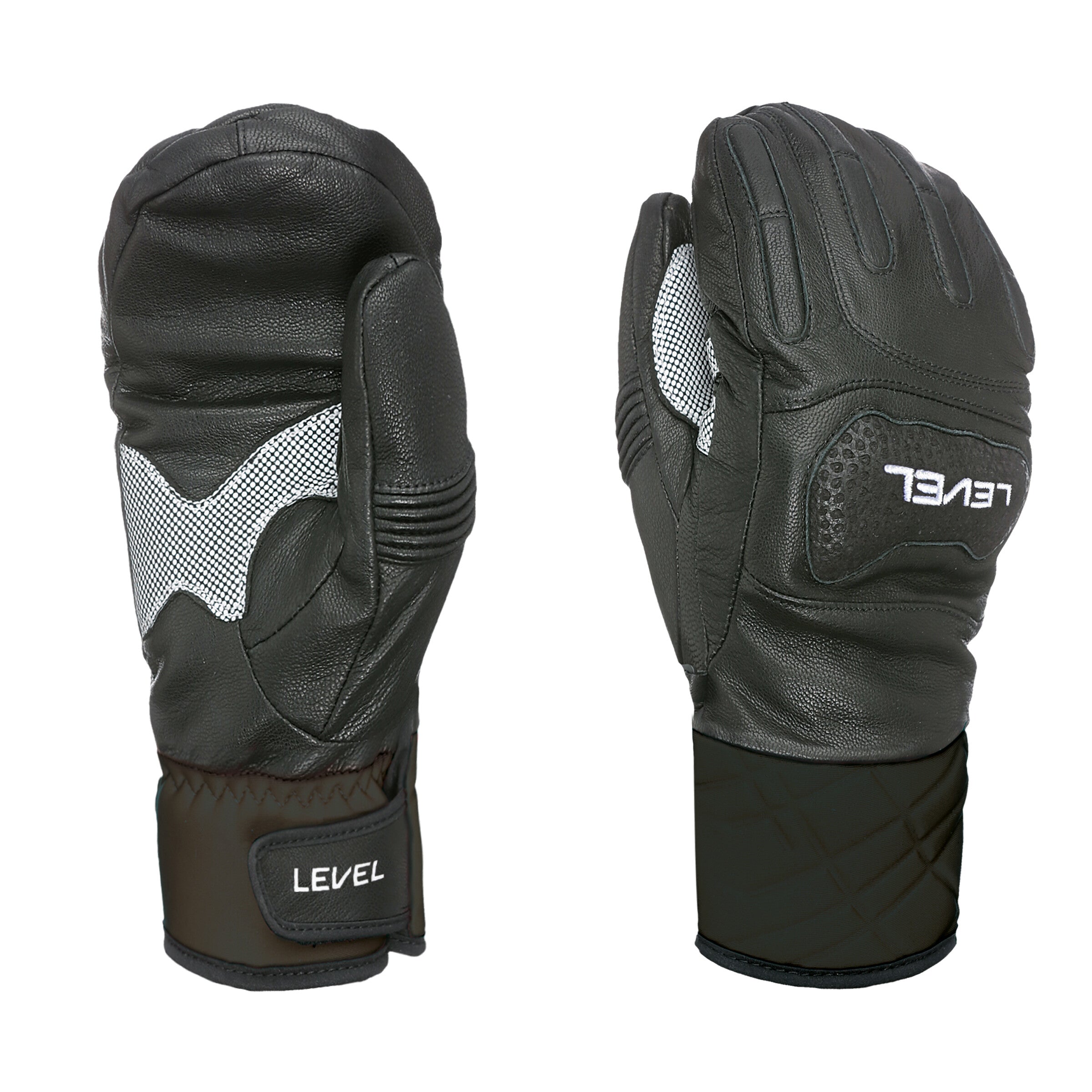 level-worldcup-race-f-ustlinge-schwarz-leder-primaloft image 1