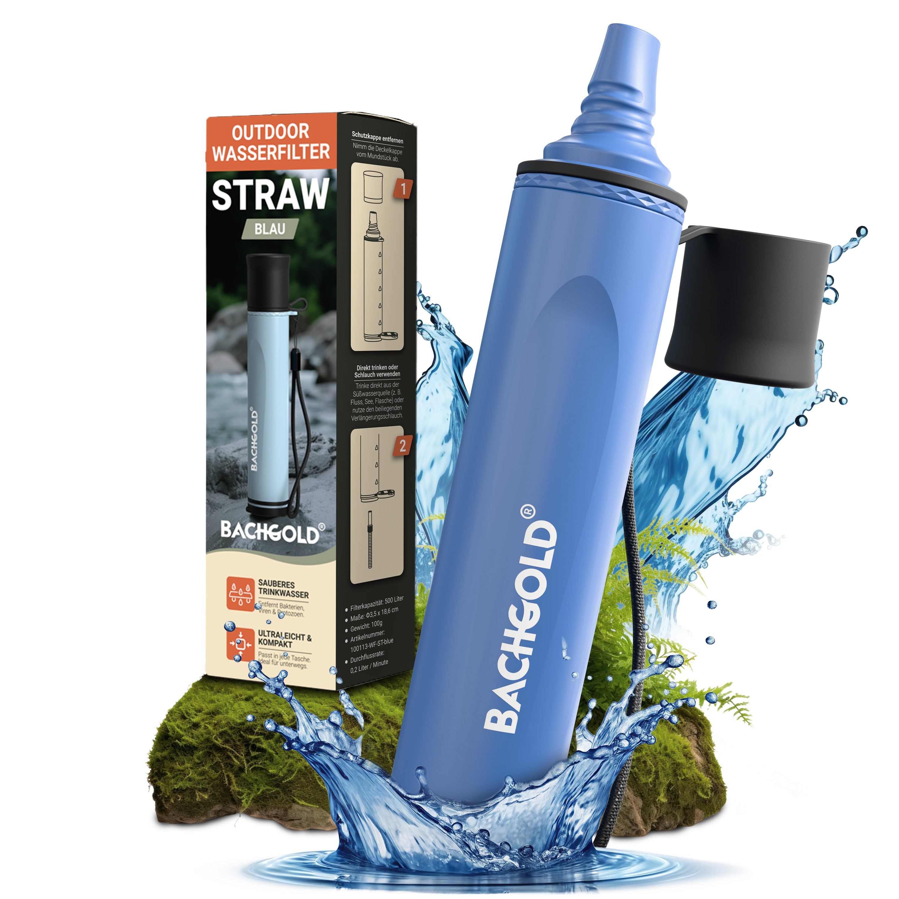 zanier-bachgold-straw-wasserfilter-blaugrau-0-2-m-hohlfaser image 1