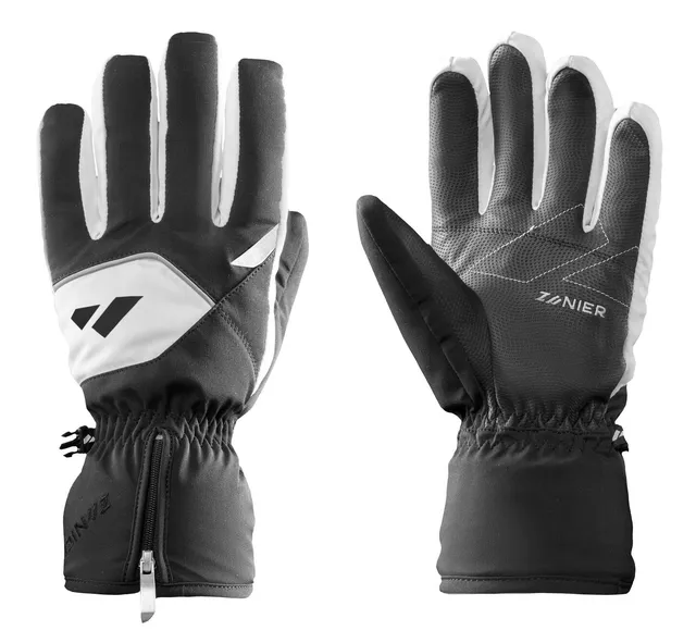 zanier-reith-stx-juniors-skihandschuhe-schwarz image 1