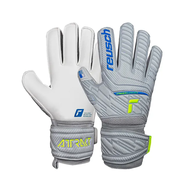 reusch-attrakt-torwarthandschuhe-gr-10-fingerschutz-latex image 1