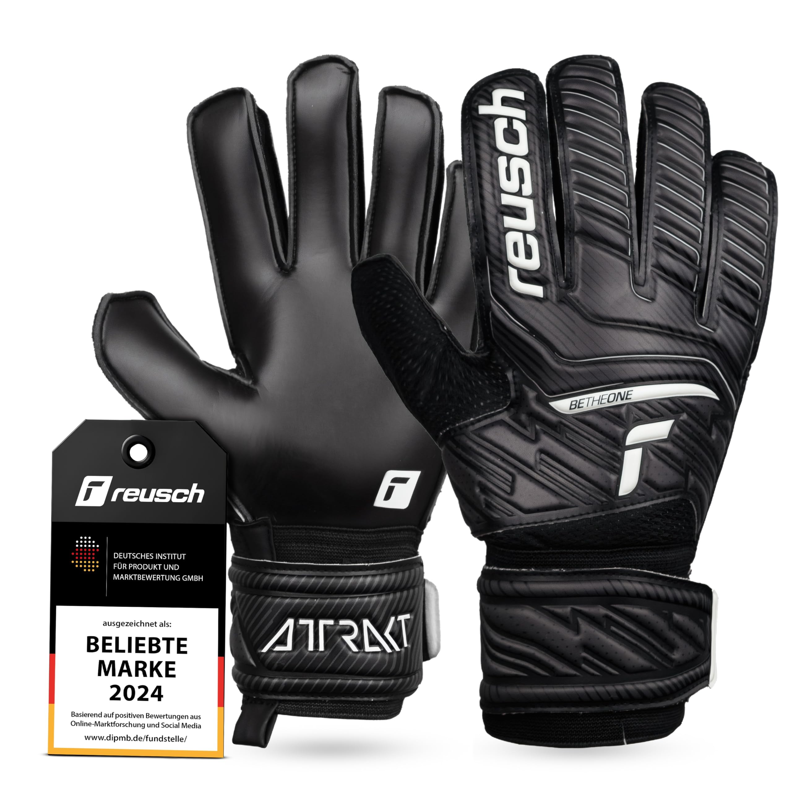 reusch-attrakt-torwarthandschuhe-gr-9-mit-grip image 1