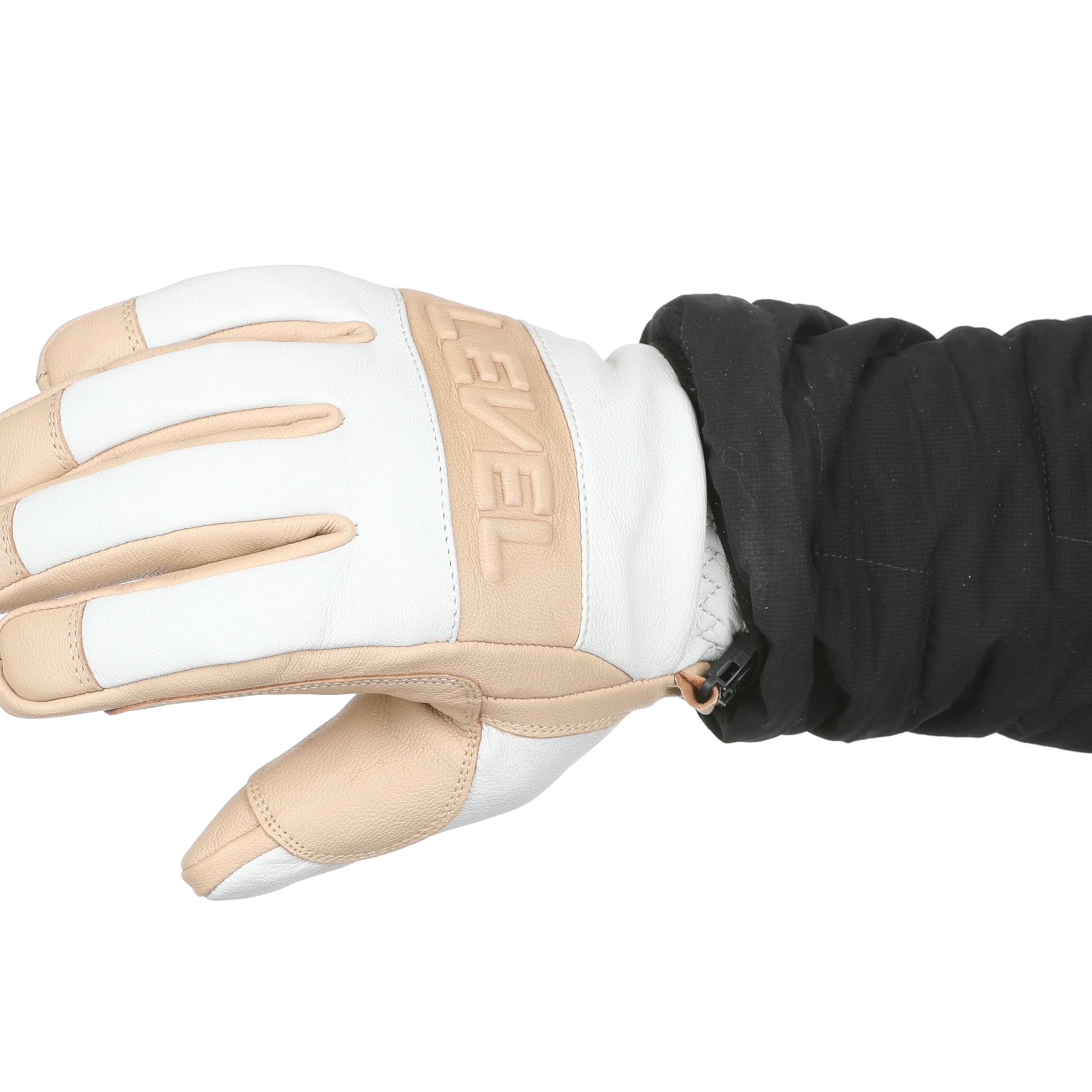 level-super-pipe-joy-w-damen-skihandschuhe-leder-white image 3