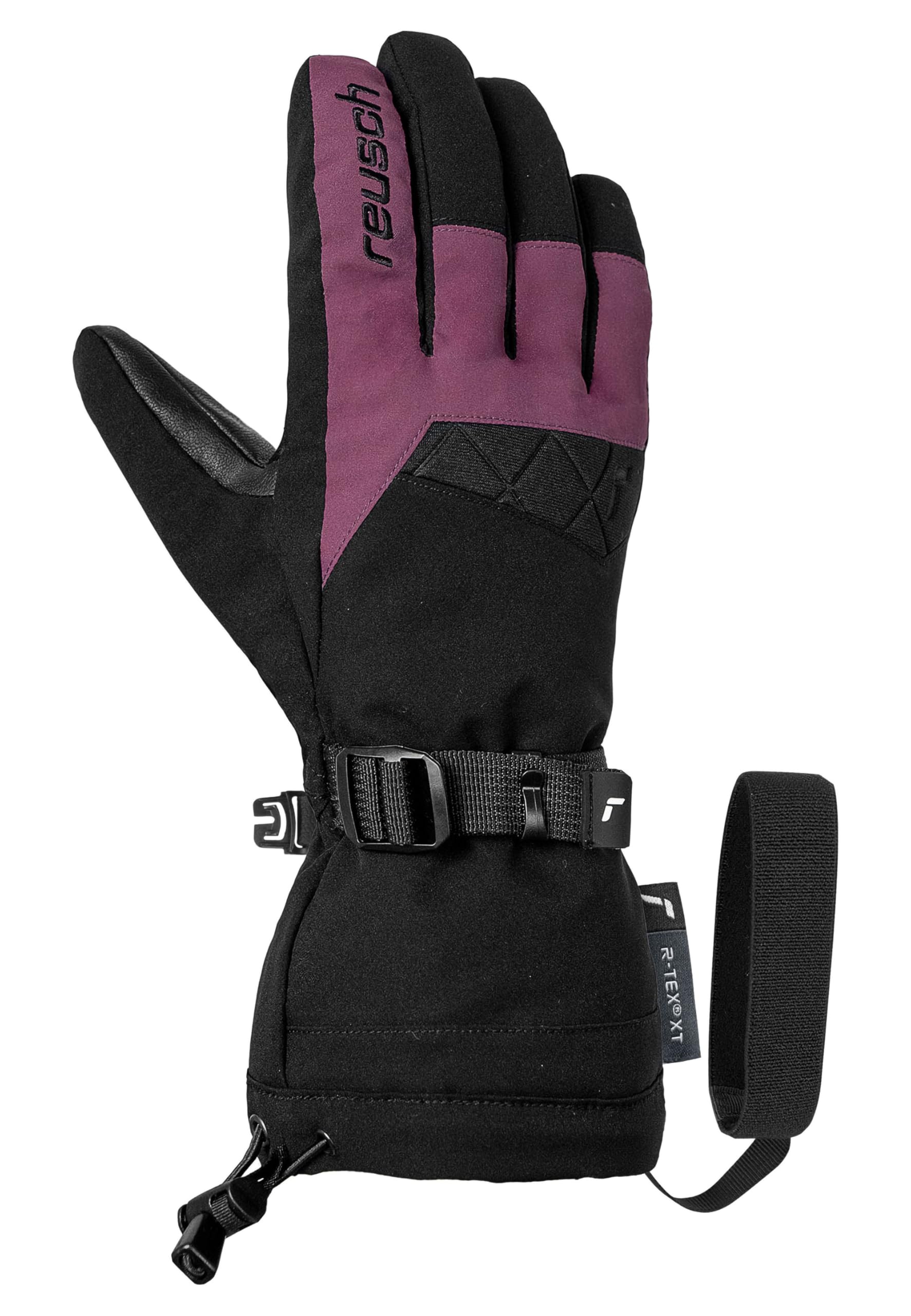 reusch-down-spirit-skihandschuhe-schwarz-blau-r-tex-xt-wasserdicht image 2