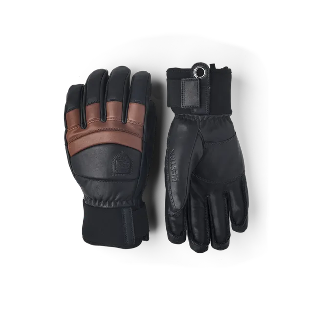 Hestra Fall Line 5 Finger Skihandschuhe Leder Gr. 9