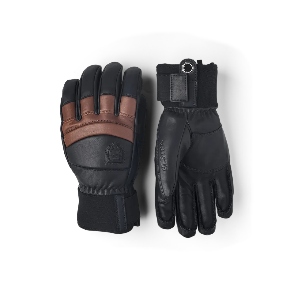 hestra-fall-line-5-finger-skihandschuhe-leder-gr-9 image 1